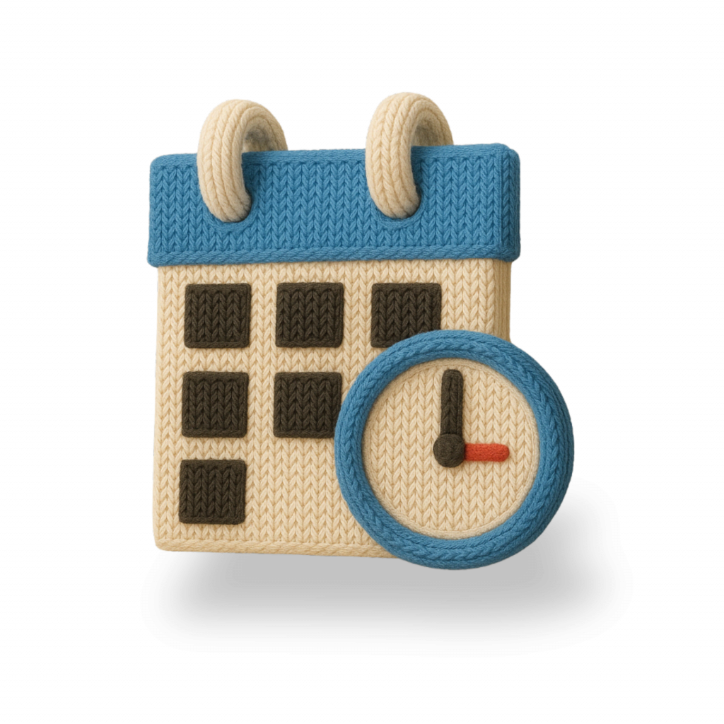 WeddingWise App Icon – Kalender und Tagesablauf für die Hochzeitsplanung